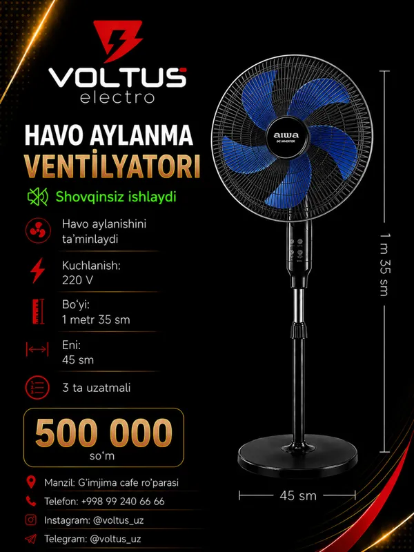 havo aylanma ventilyatori