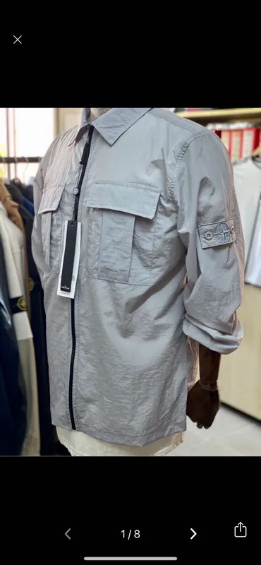 Мужская ветровка-рубашка Stone Island — фото 2