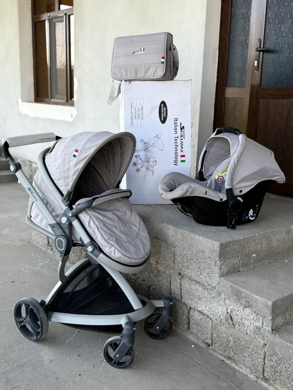 3 in 1 Italyanskiy bolalar aravachasi  (komplekt)