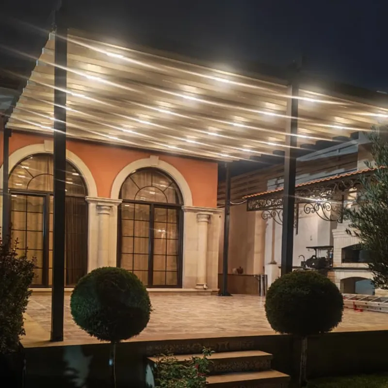 Motorli toxtatilgan pergola Подвесная пергола — фото 5 Motorli toxtatilgan pergola Подвесная пергола — фото 5