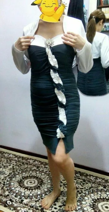 Bishkek standart ko‘ylak SML 42-44-46 o‘lcham, bolero bilan 1