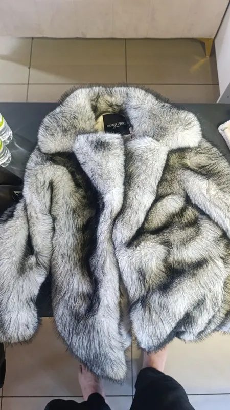 шуба из экомеха
