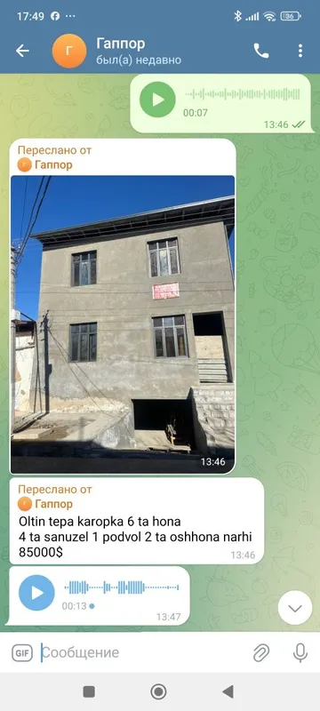Олтин-тепада дом каробка — фото 1