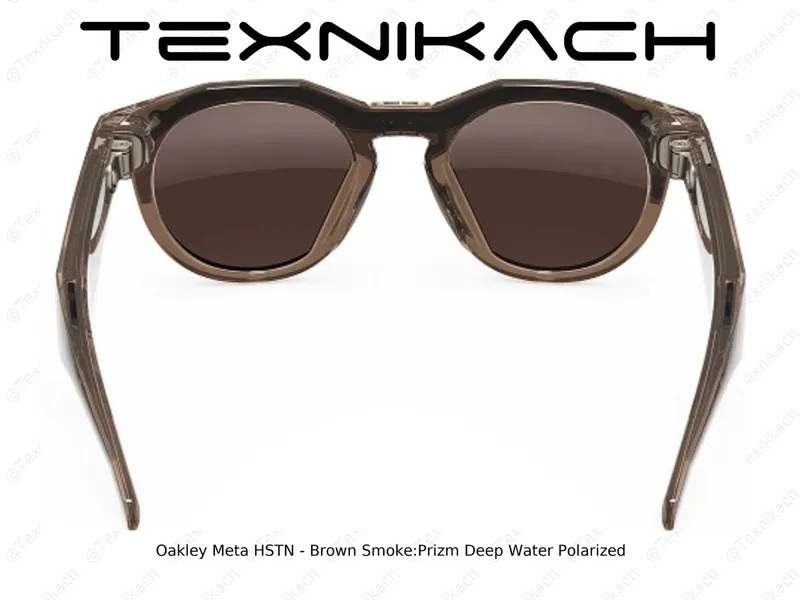 Oakley Meta HSTN - Brown Smoke/Prizm Deep Water Polarized Доставка — фото 2