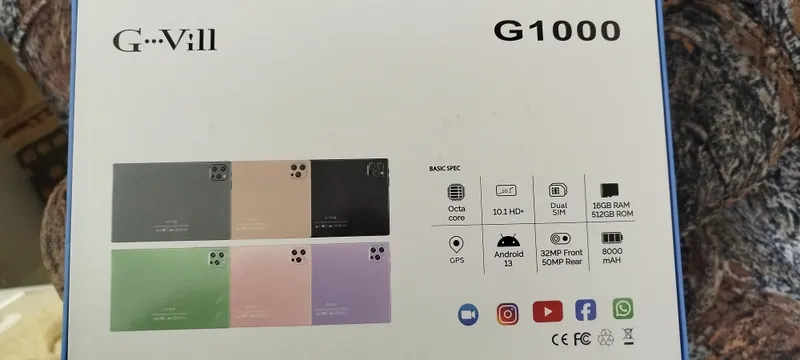 G-Will 1000 plansheti 16/512 gb — фото 2