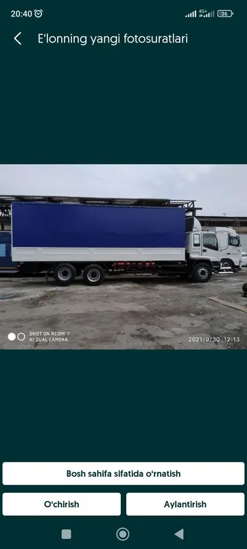 Lentyaga ustanovka qilamiz.