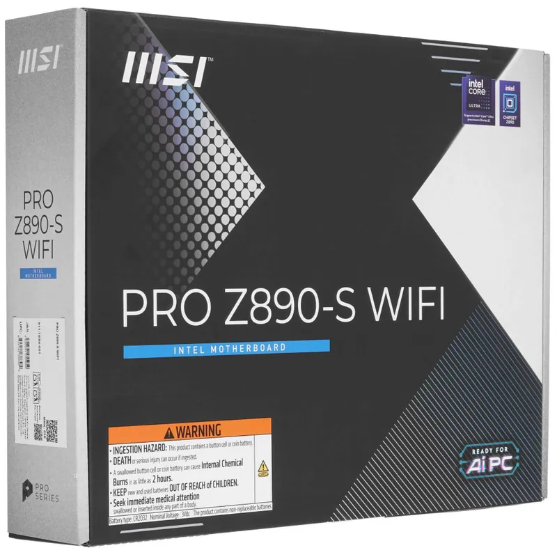 # Материнская плата MSI PRO Z890-S WIFI6E 3
