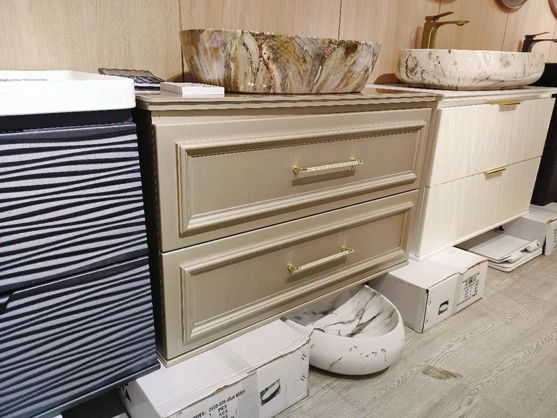 Ossoceramics. Mebel PVC. Dush i rakovina smisitel 5