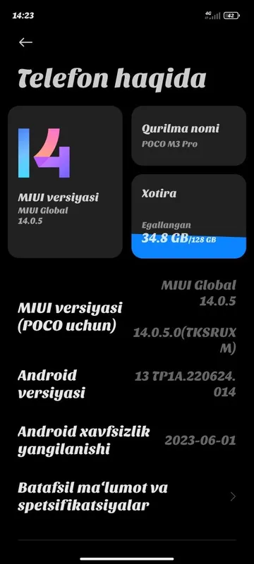 POCO M3 PRO 128/6 — фото 1