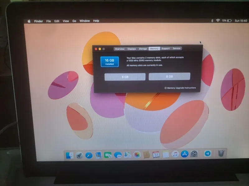 Macbook pro 13 yaxshi holatda — фото 4