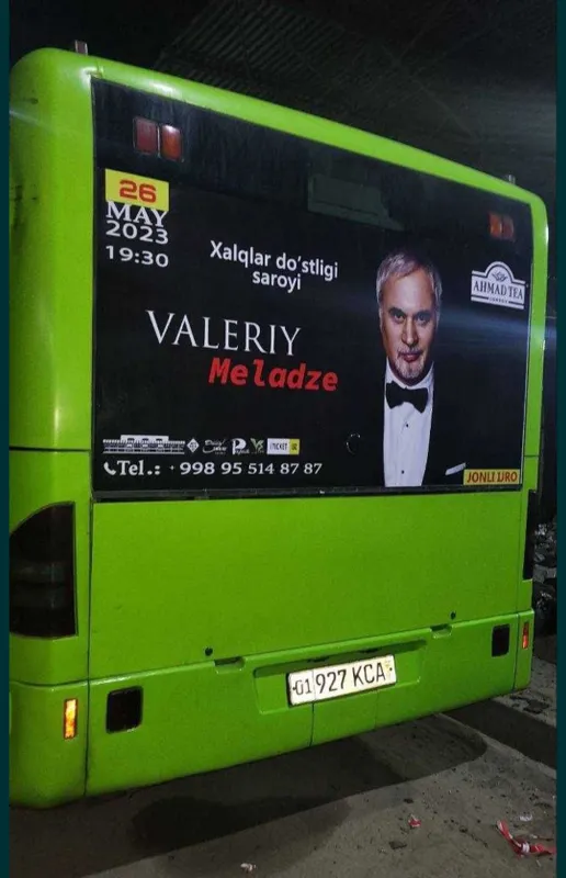 Автобусда реклама/ Namanganda Avtobuslarda reklama/Реклама на Автобуса — фото 3