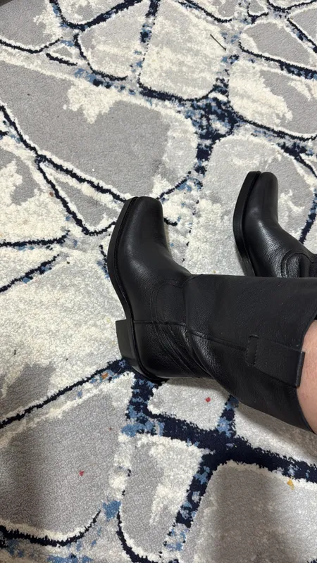 Новые жен натуральная кожа сапоги ZARA 37 размер