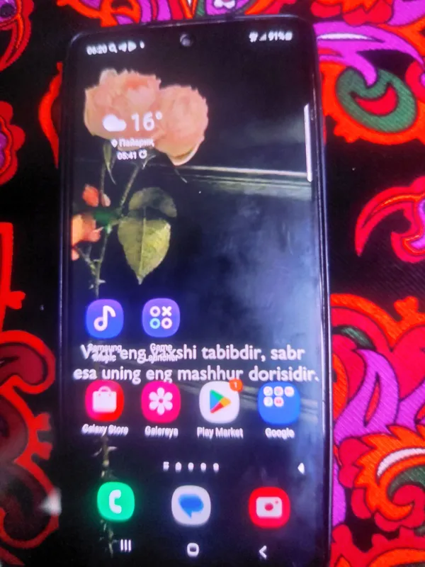 Samsung a 72 xotirasi 8: 128 gb 5000 amber — фото 1