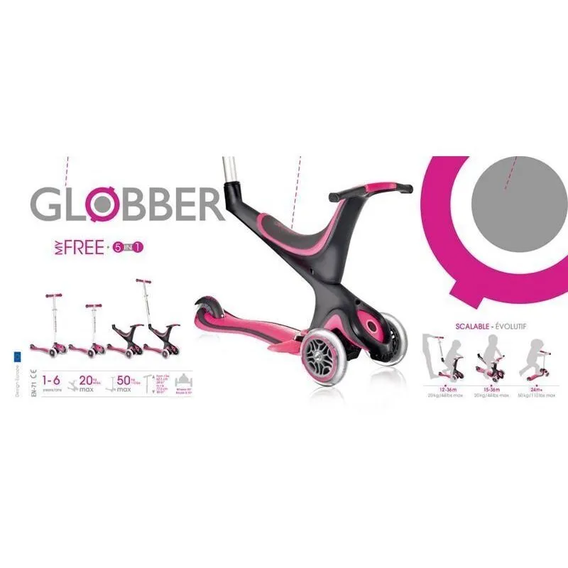 Продам оригинальный самокат Globber My Free 5 in 1 в отличном состянии 1