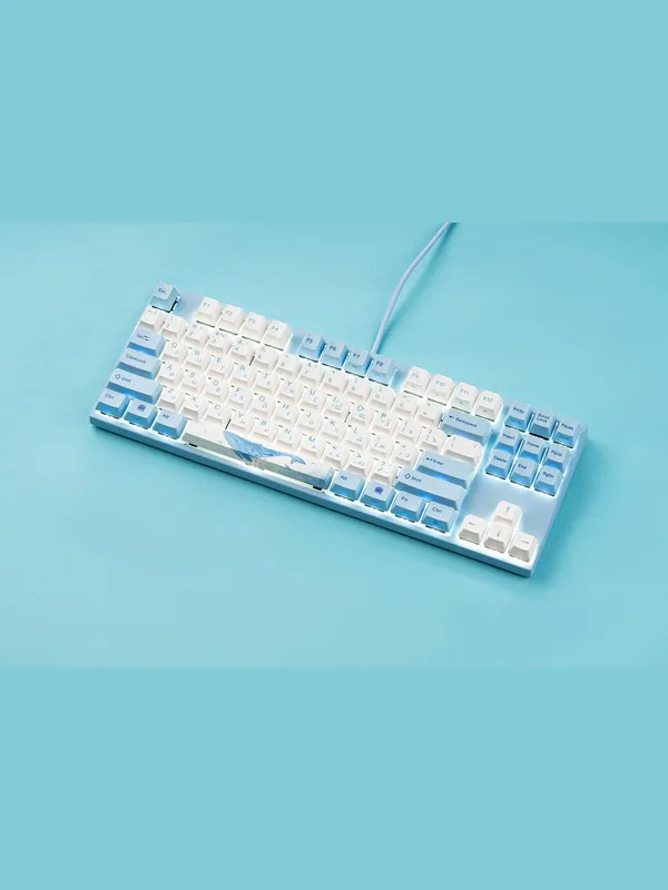 Механическая клавиатура Varmilo "Sea Melody" (VEM87), USB, Varmilo EC V2 Ivy Multicolor — фото 7