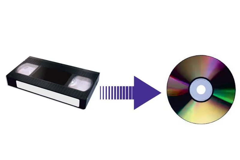 Перепись с видеокассет VHS на DVD диски, флешки или в телеграм
