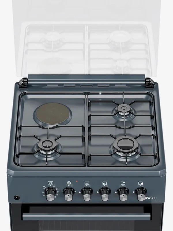Gaz plitasi Ideal L315, 3+1 konforkali, pech hajmi 65 litr, 60 * 60 sm 4 Gaz plitasi Ideal L315, 3+1 konforkali, pech hajmi 65 litr, 60 * 60 sm 4