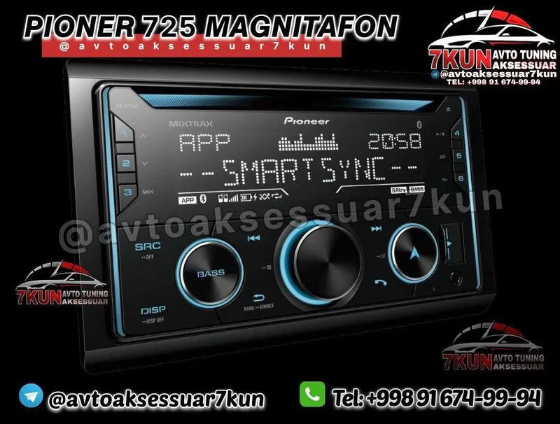 Magnitafon Pioner 725 (FH-S725BT)