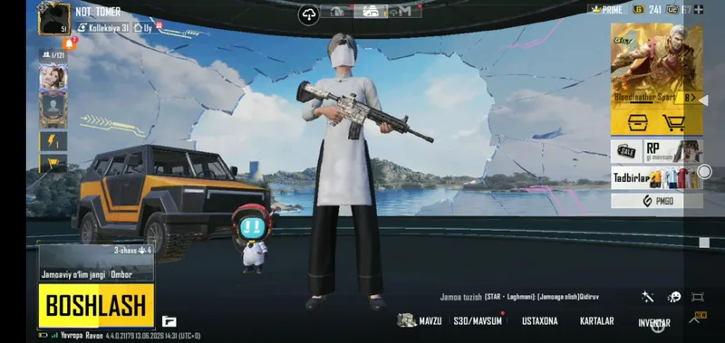 Pubg akkaunt sotiladi akkauntda 51lvl,31kolleksiya
