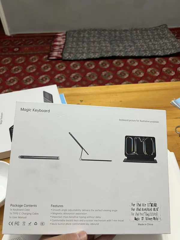 Magic Keyboard for iPad air 11 m2/m3 iPad air 4