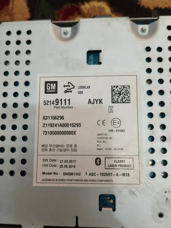Продаются магнитола и рамка для Cobalt 2019 года 3 Продаются магнитола и рамка для Cobalt 2019 года 3