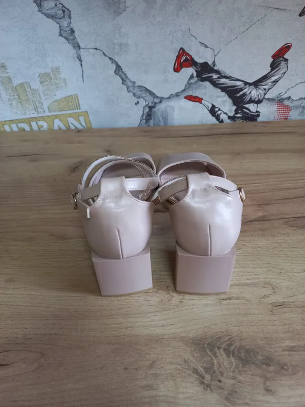 Ayollar yozgi oyoq kiyimi Nude(bej) rangli 4