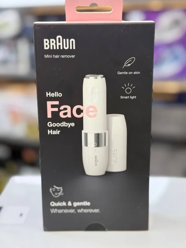 Braun Face FS1000 — компактный триммер для удаления волос на лице