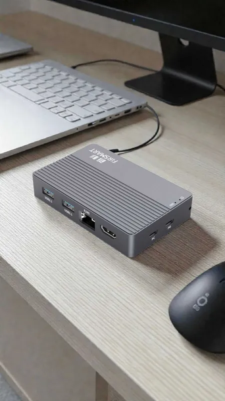 FiRSMART 10-в-1 док станция гибрид USB-C HUB M.2 NVMe — фото 1
