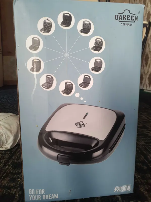 10 in 1 Sandwich maker. Вафельница Uakeen ZL-414