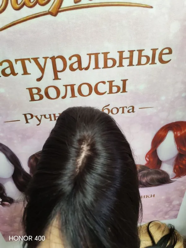Макушку из натуральных волос — фото 3