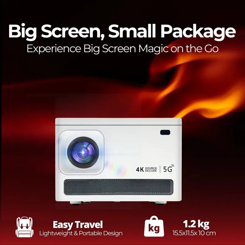 Smart Projektor 4K  + 5G Wi-Fi / Uy kinoteatri — фото 5