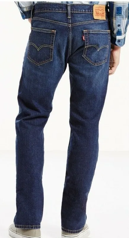 Джинсы Levi's 505 regular fit.р. 36/32. — фото 2
