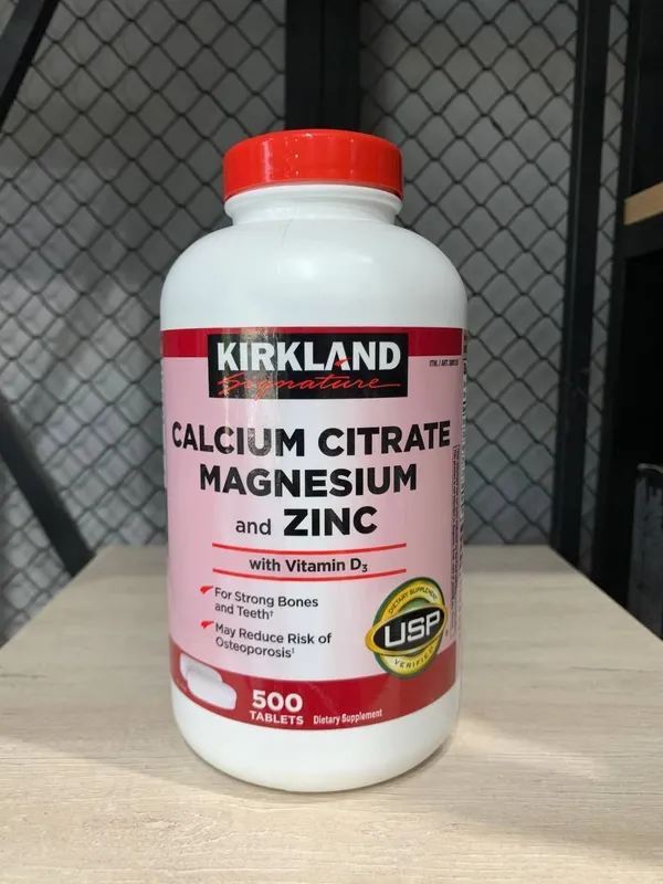 Kirkland Calcium Citrate, Magnesium Zinc with Vitamin D3 (500 tablets) Kirkland Calcium Citrate, Magnesium Zinc with Vitamin D3 (500 tablets)