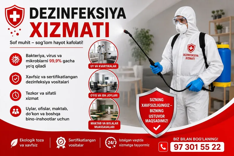 Dizinfeksiya xizmati 1 Dizinfeksiya xizmati 1
