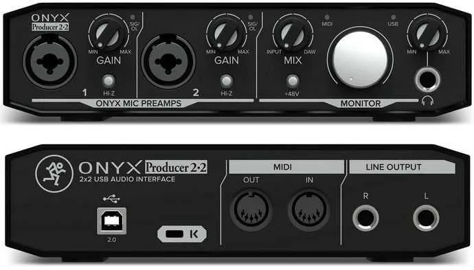 ЛЕГЕНДАРНАЯ Mackie onyx producer 2x2 звуковая карта — фото 2