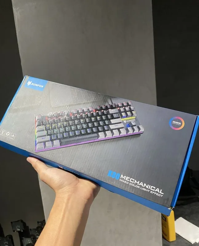 Механическая клавиатура Xunfox K80 (синие свитчи, RGB, с коробкой 4 Механическая клавиатура Xunfox K80 (синие свитчи, RGB, с коробкой 4