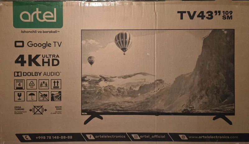 Google TV 4K Ultra HD Artel 43" (109 см)