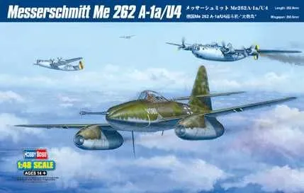 Сборная модель самолета Мессершмитт Me.262 A-1a (1/48, HobbyBoss) 1