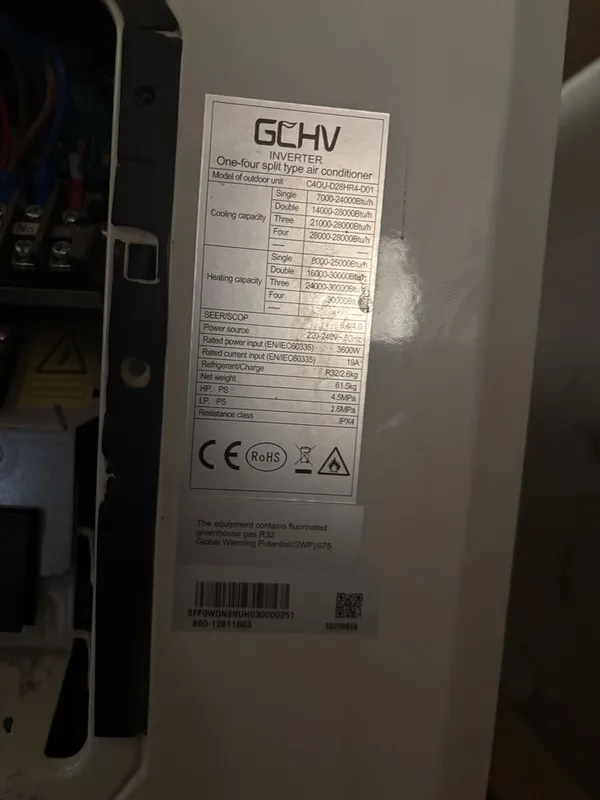 GCHV inverter multi-split konditsioneri 2 GCHV inverter multi-split konditsioneri 2