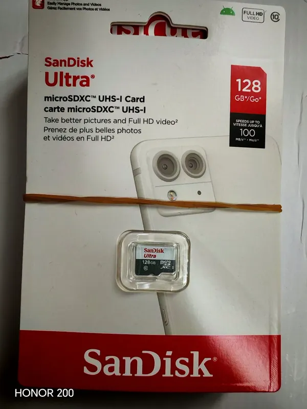 Sandisk ultra microsd 128gb 100mbs