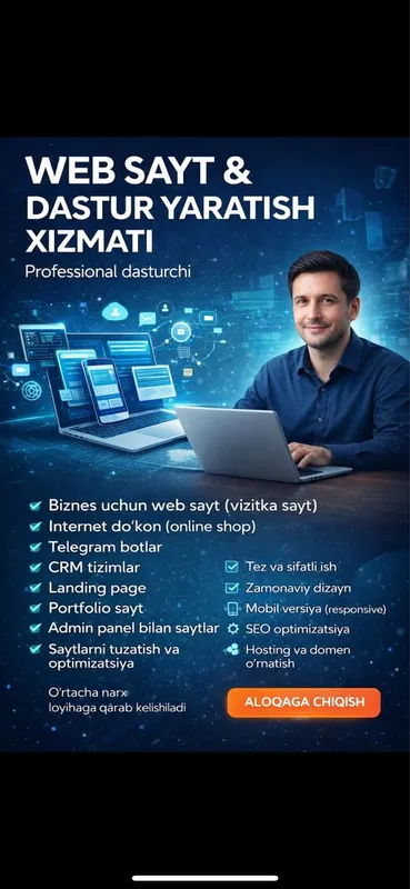 Web sayt | Dastur yaratish | IT xizmati