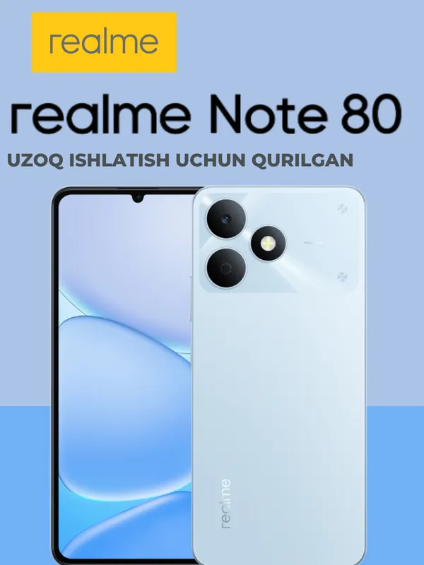 Realme Note 80 4/128 Muddatli tolovga bor 2