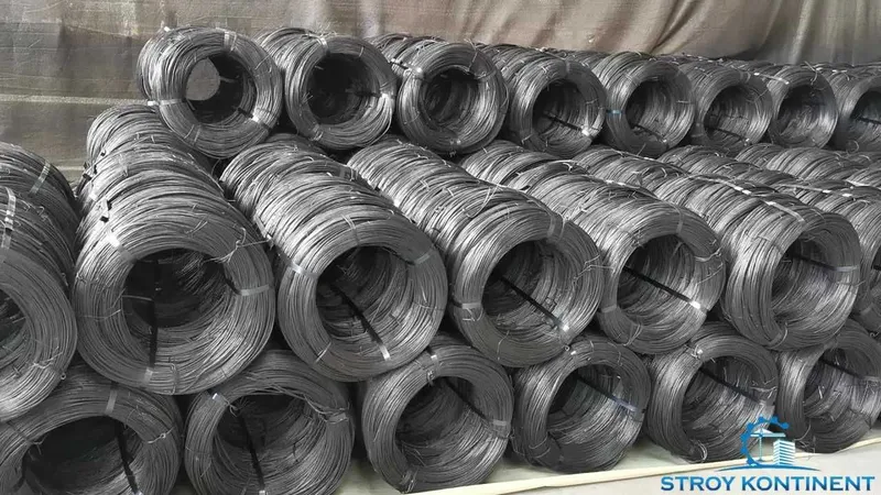 Вязальная проволока оцинкованная и обожженная в наличие ПО 9000