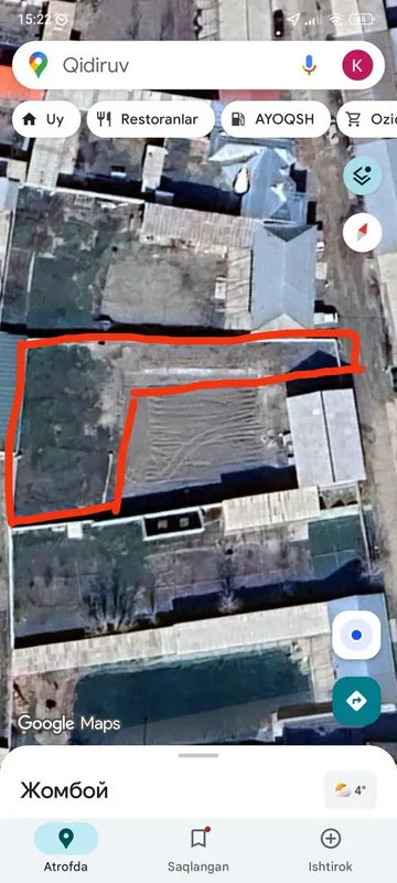 Samarqand mahallada yer sotiladi