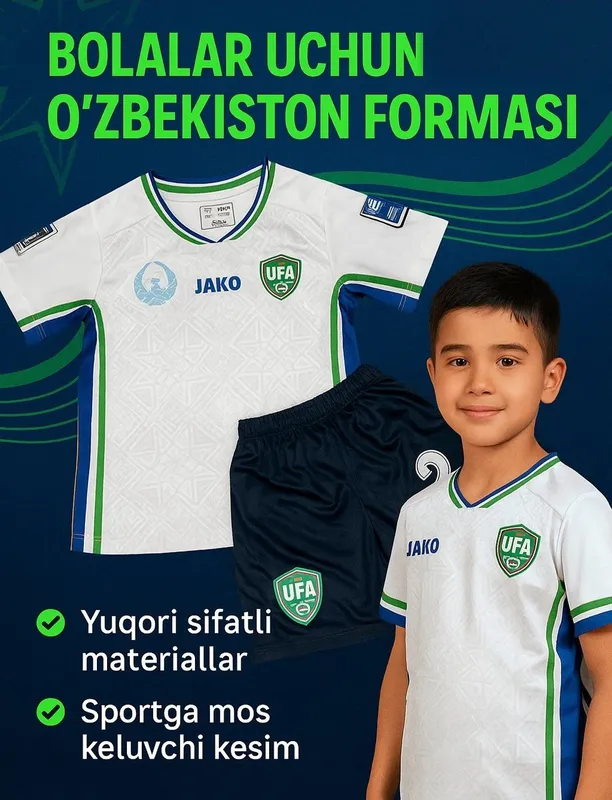 Futbol formalari O'zbekiston terma jamoasi