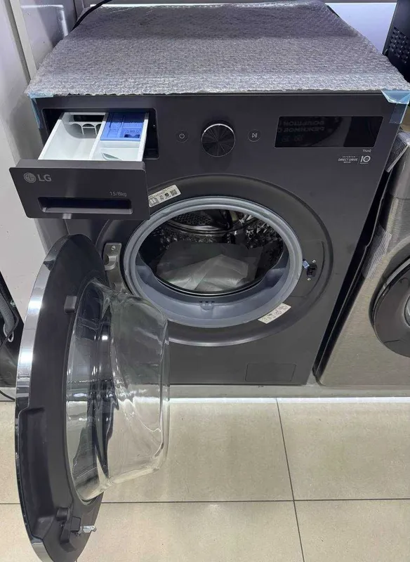 Стиральная машина LG F0Z6DRP24 15/8 кг AI DD Inverter TurboWash +сушка — фото 5