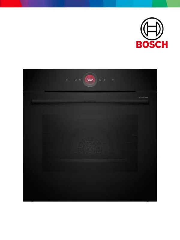 8-seriya 60 x 60 cm o‘rnatiladigan duxovka shkafi Bosch HBG934BB1