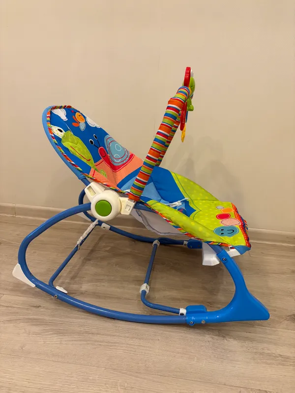 Шезлонг детский Fisher Price до 18 кг — фото 2