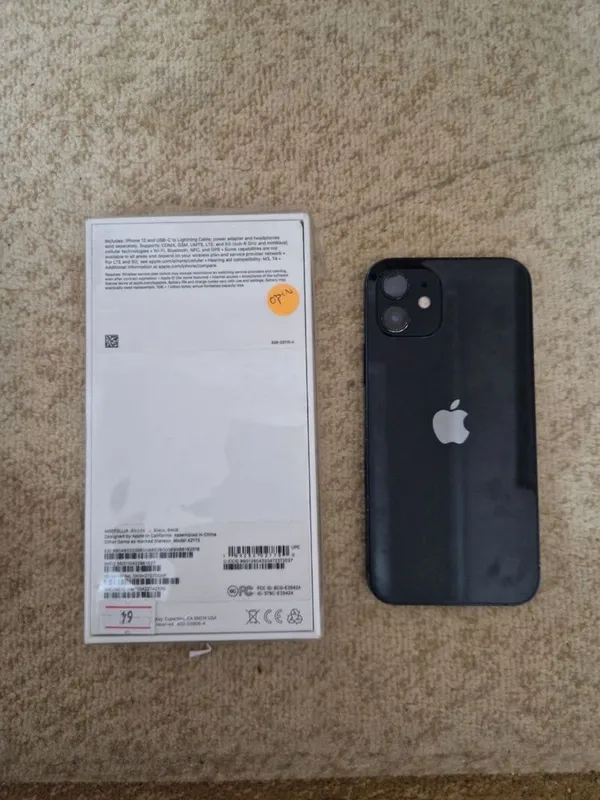 Iphone 12 64 gb ideal LLC USA black — фото 1