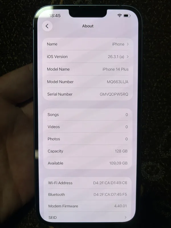 iPhone 14 Plus, в идеальном состоянии 7
